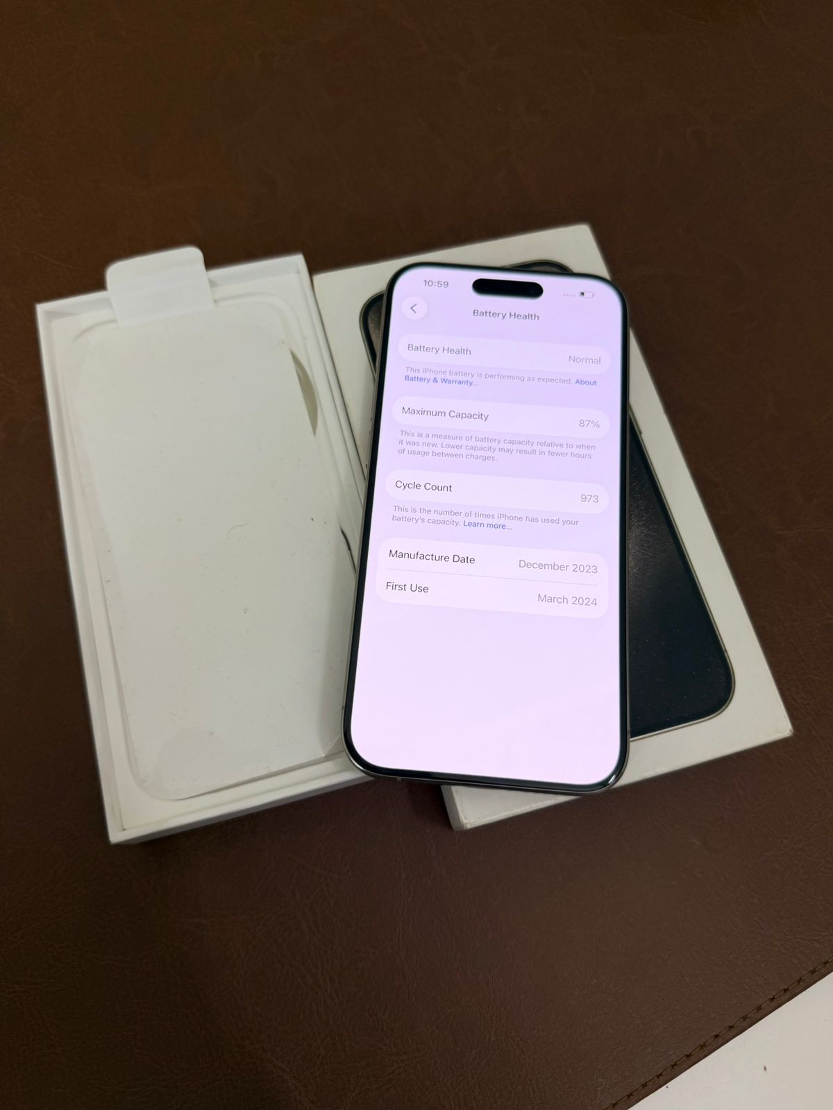 iPhone 15 Pro 128gb Natural Titanium