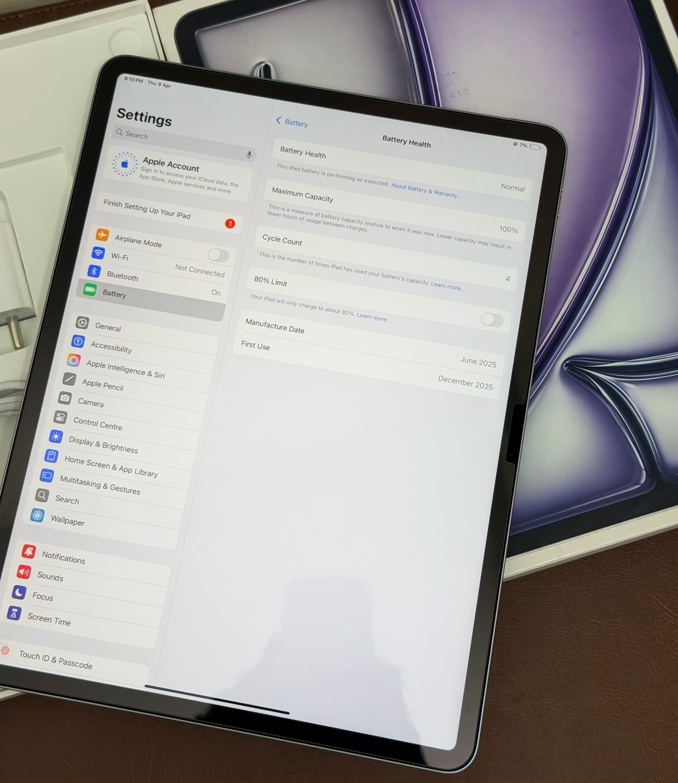 iPad Air M3 Chip 13 inch + Apple Care Plus