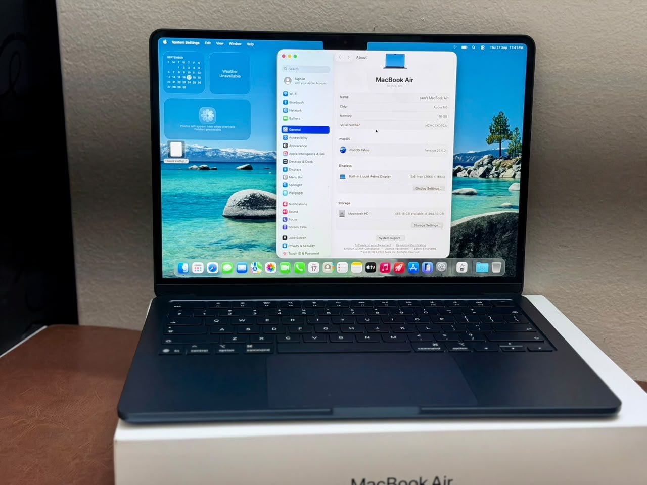MacBook Air M5 16/512gb Just 2 month old