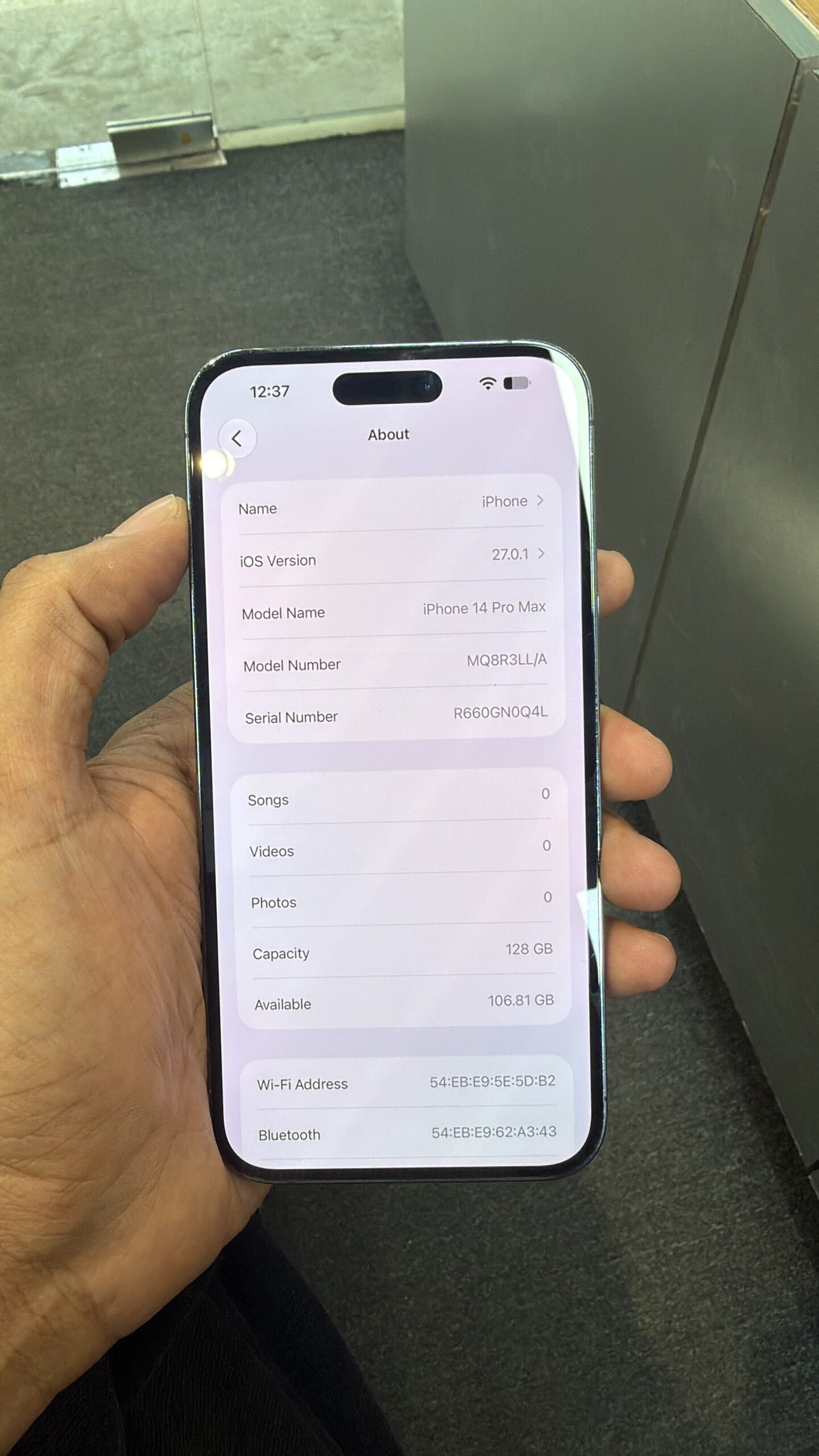 iPhone 14 Pro max 128gb deep purple